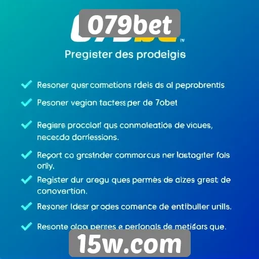 Requisitos para registro e criação de conta na 079bet